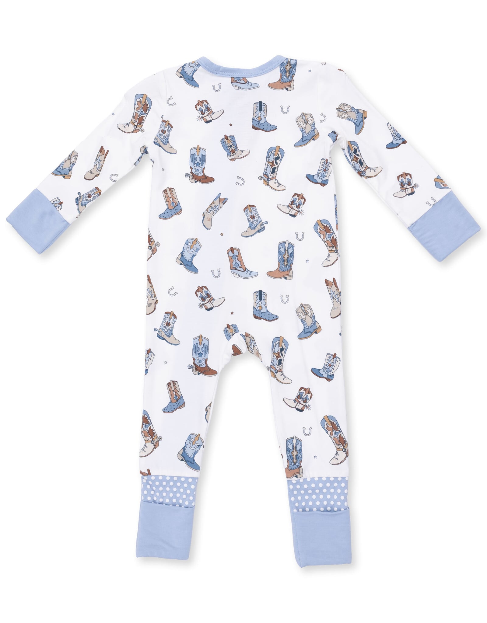 Angel Dear ADF26 2 Way Zipper Romper Buckaroo Boots