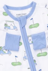Angel Dear ADF26 2 Way Zipper Romper Golf Carts BLUE