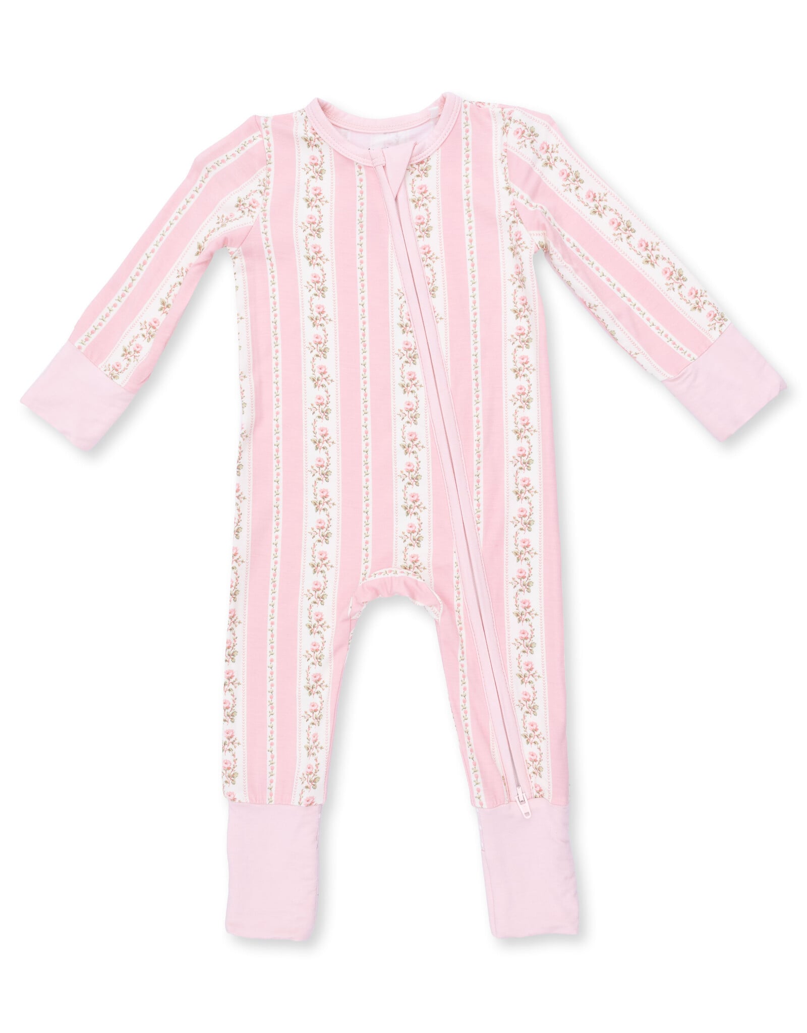 Angel Dear ADF26 2 Way Zipper Romper Antoinette Stripe
