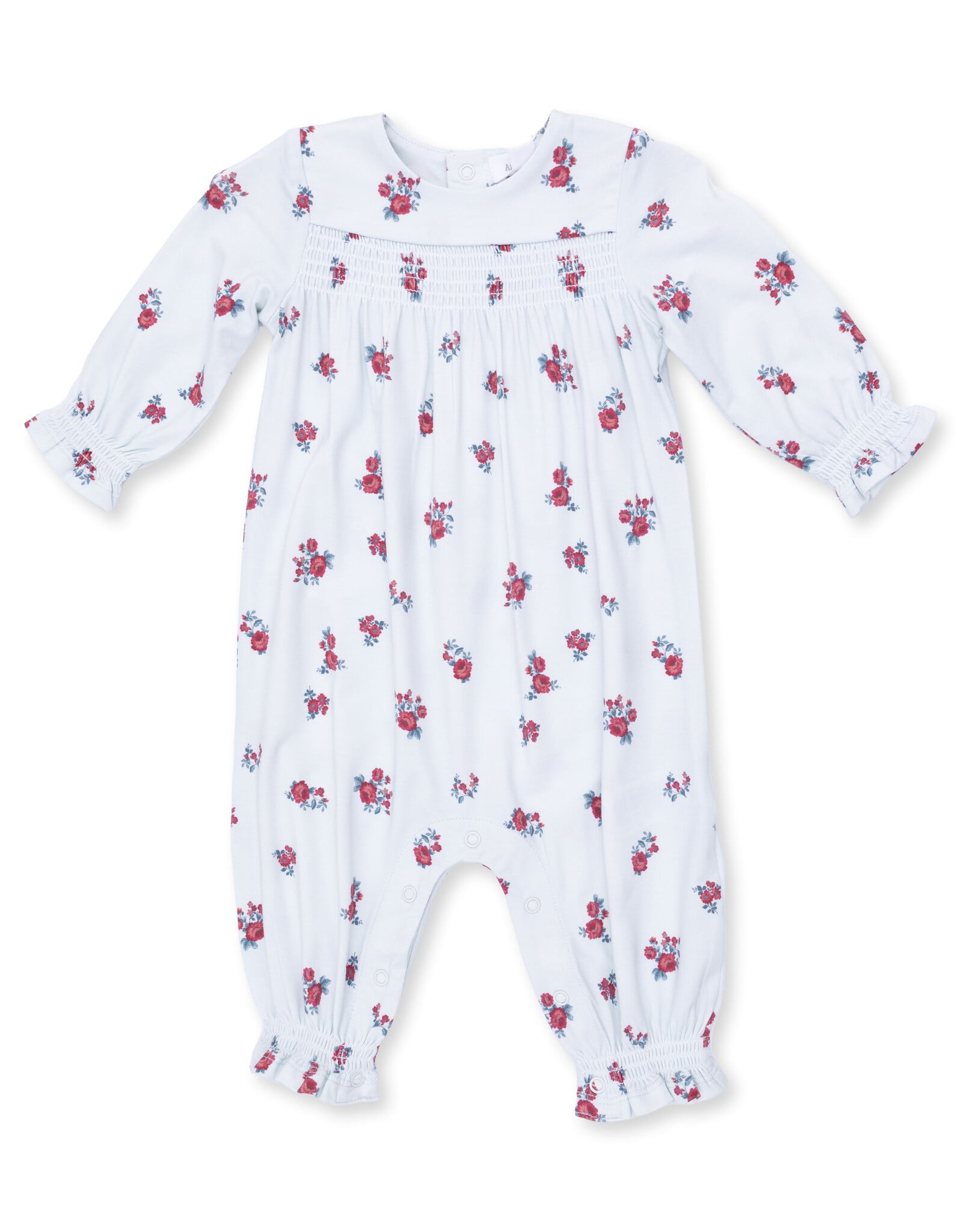 Angel Dear ADF26 Alyssa Floral Smocked Romper