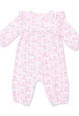 Angel Dear ADF26 Ballet Shoes Ribbon Stripe Ruffle Romper