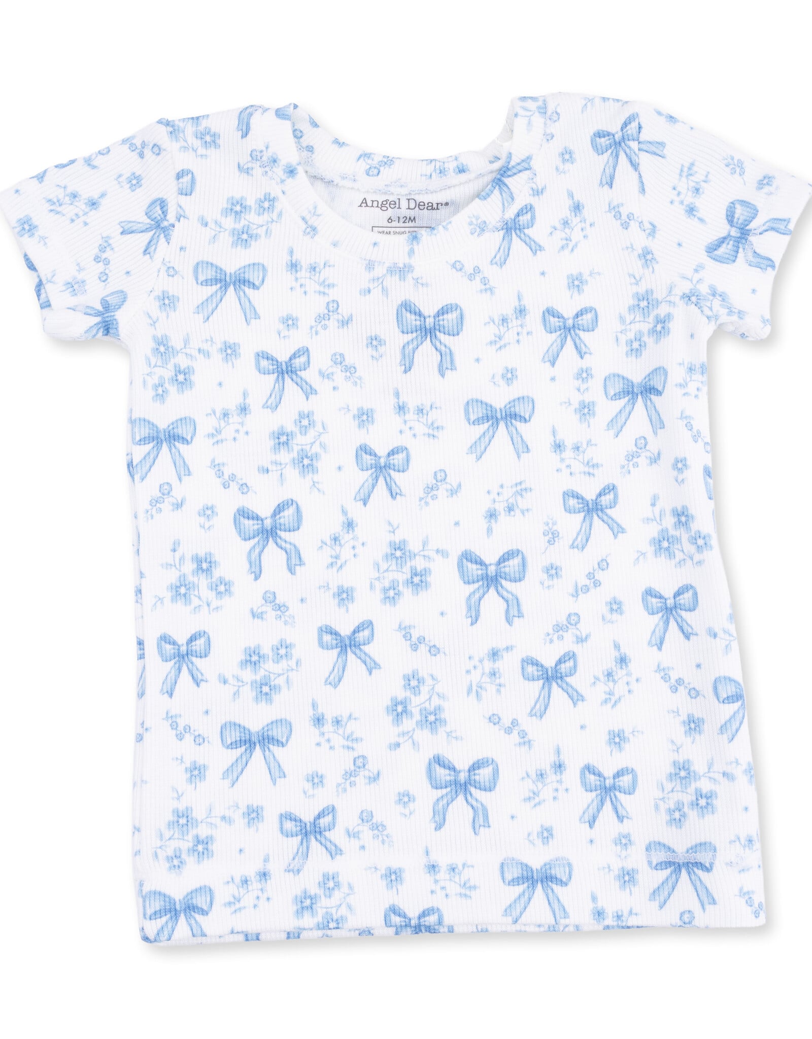 Angel Dear ADF26 Loungewear Blue Bows & Flowers