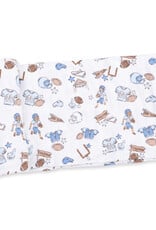 Angel Dear ADF26 Swaddle Blanket 45x45 Football Nursery