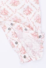 Angel Dear ADF26 Rose Bow Lattice Smocked Romper
