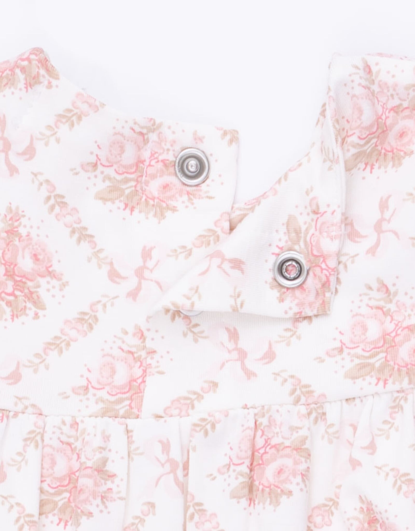 Angel Dear ADF26 Rose Bow Lattice Smocked Romper