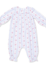 Angel Dear ADF26 Anna Floral Stripe Smocked Romper