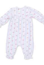 Angel Dear ADF26 Anna Floral Stripe Smocked Romper