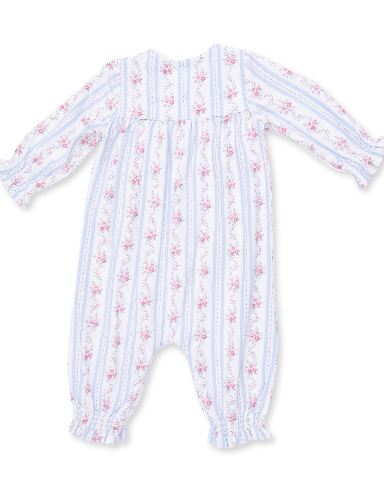 Angel Dear ADF26 Anna Floral Stripe Smocked Romper