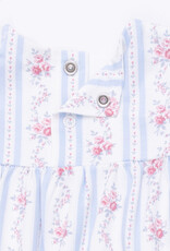 Angel Dear ADF26 Anna Floral Stripe Smocked Romper
