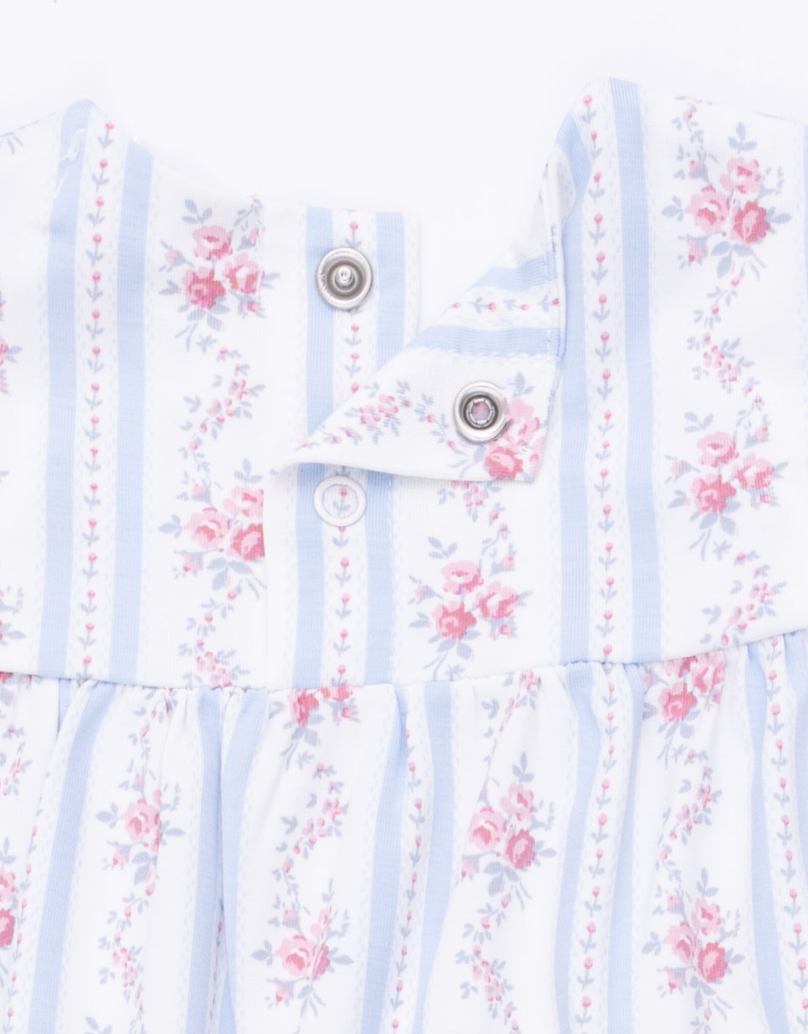 Angel Dear ADF26 Anna Floral Stripe Smocked Romper