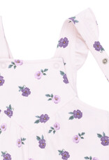 Angel Dear ADF26 Violetta Floral Overalls/Bodysuit