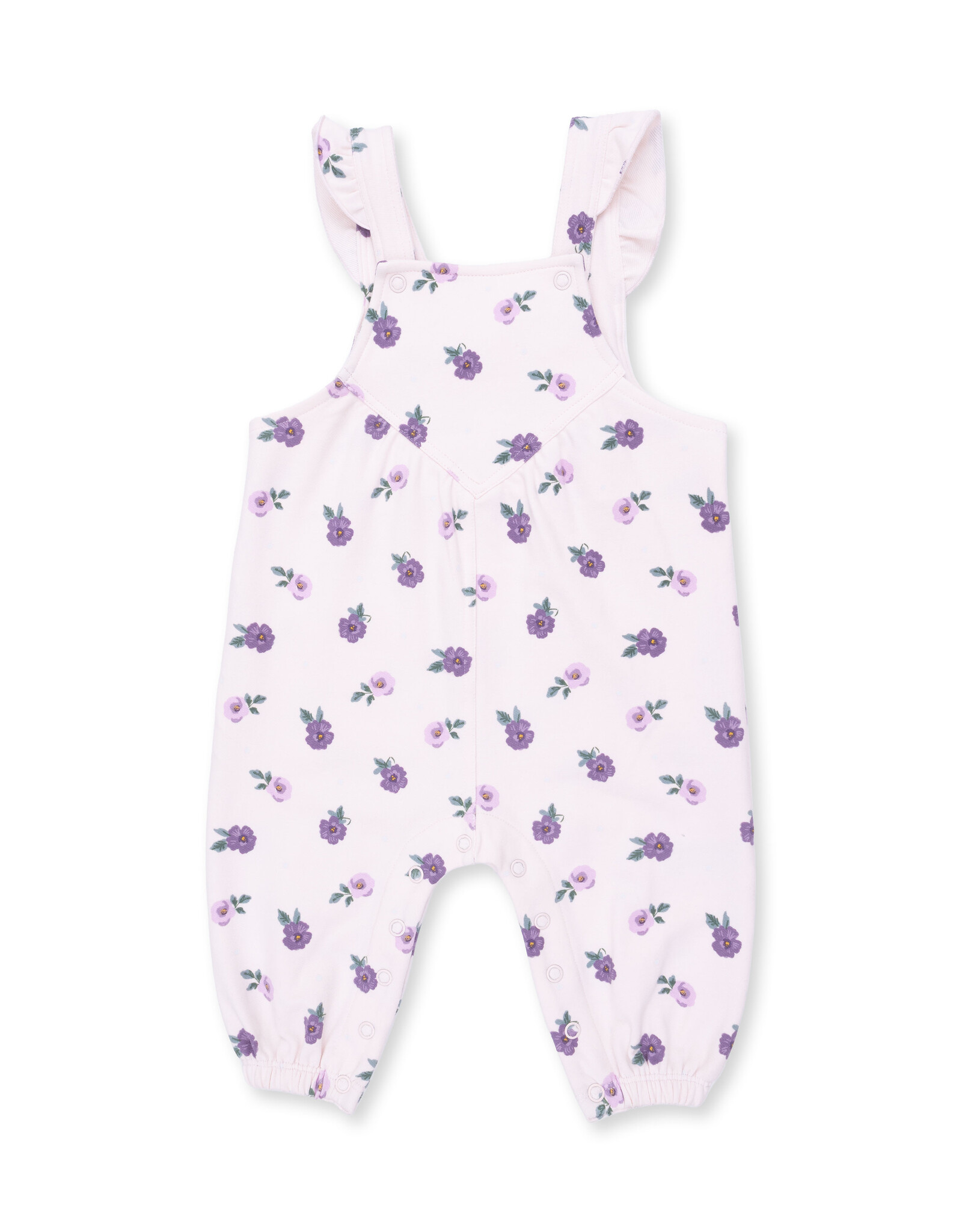 Angel Dear ADF26 Violetta Floral Overalls/Bodysuit