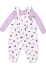 Angel Dear ADF26 Violetta Floral Overalls/Bodysuit