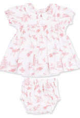 Angel Dear ADF26 Ballet Toile Smocked Dress Set