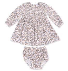 Angel Dear Hazel Floral Smocked Dress/Bloomer