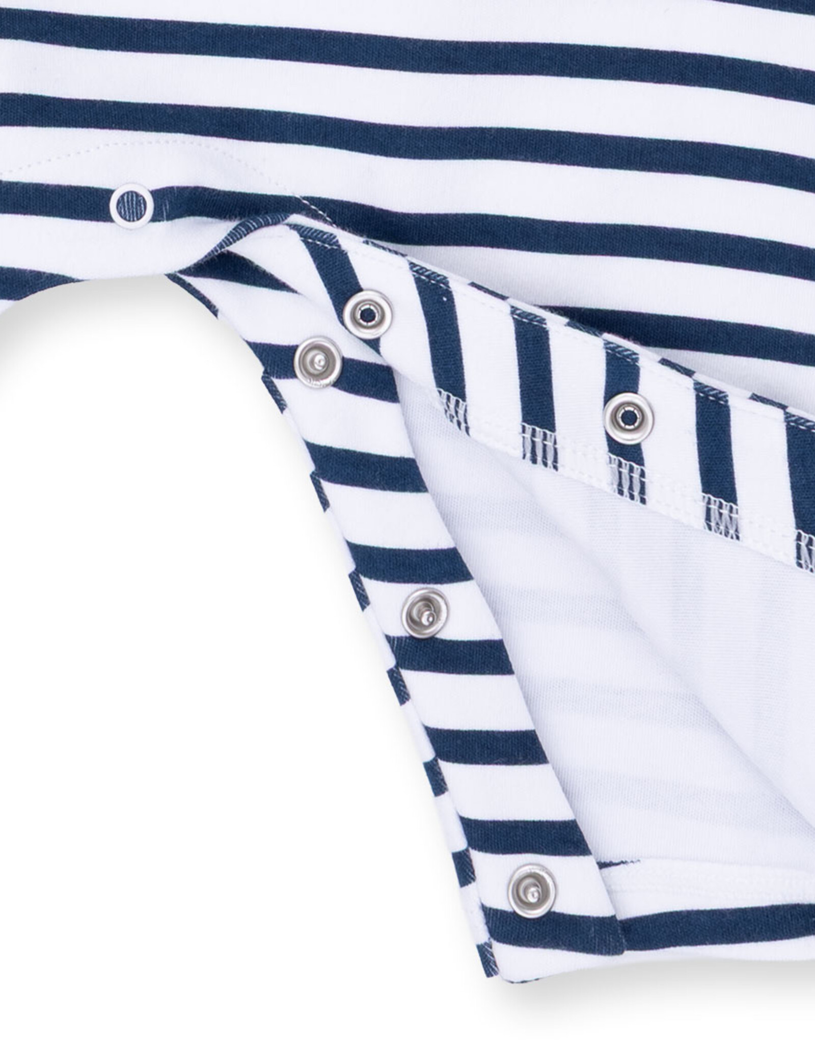 Angel Dear ADF26 Football Navy Snap Shoulder Romper