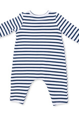Angel Dear ADF26 Football Navy Snap Shoulder Romper