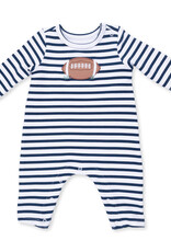 Angel Dear ADF26 Football Navy Snap Shoulder Romper