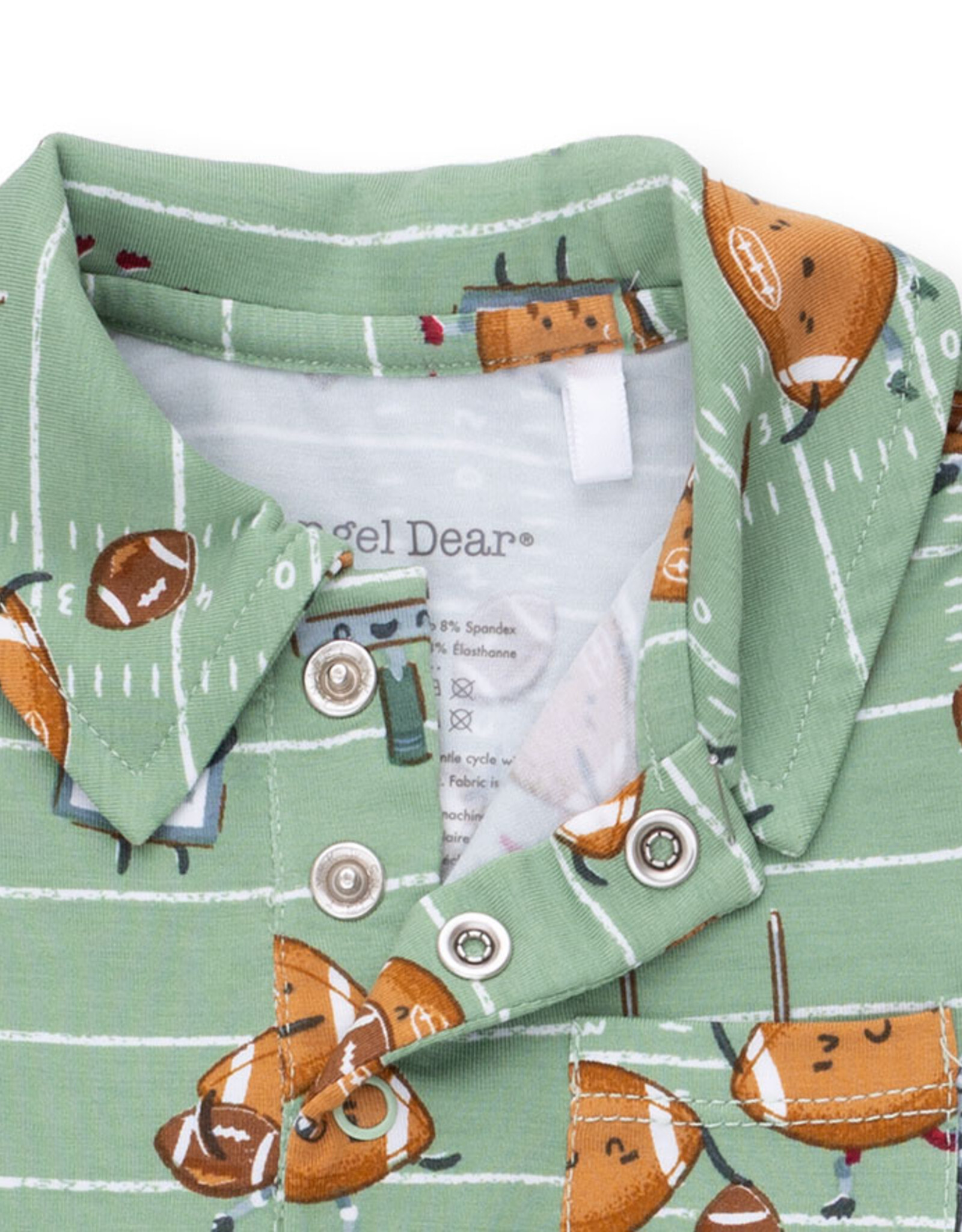 Angel Dear ADF26 Footballs Playing Football Polo Romper