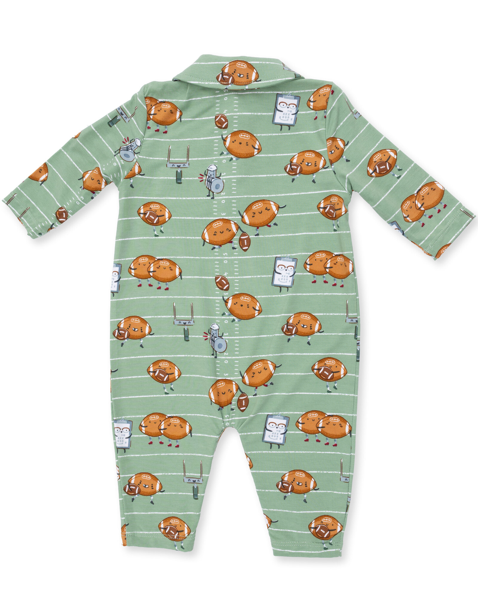 Angel Dear ADF26 Footballs Playing Football Polo Romper