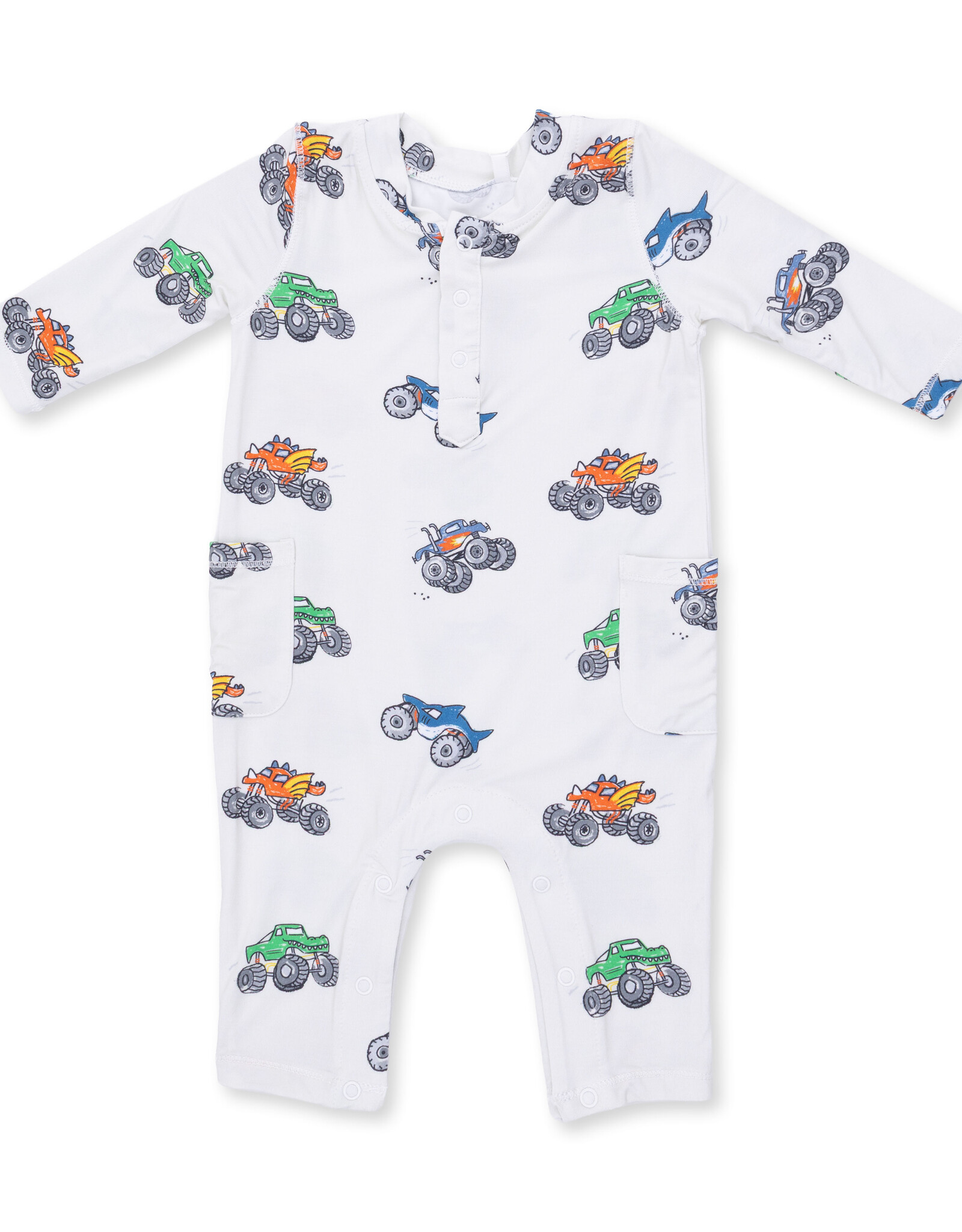 Angel Dear ADF26 Monster Trucks Romper