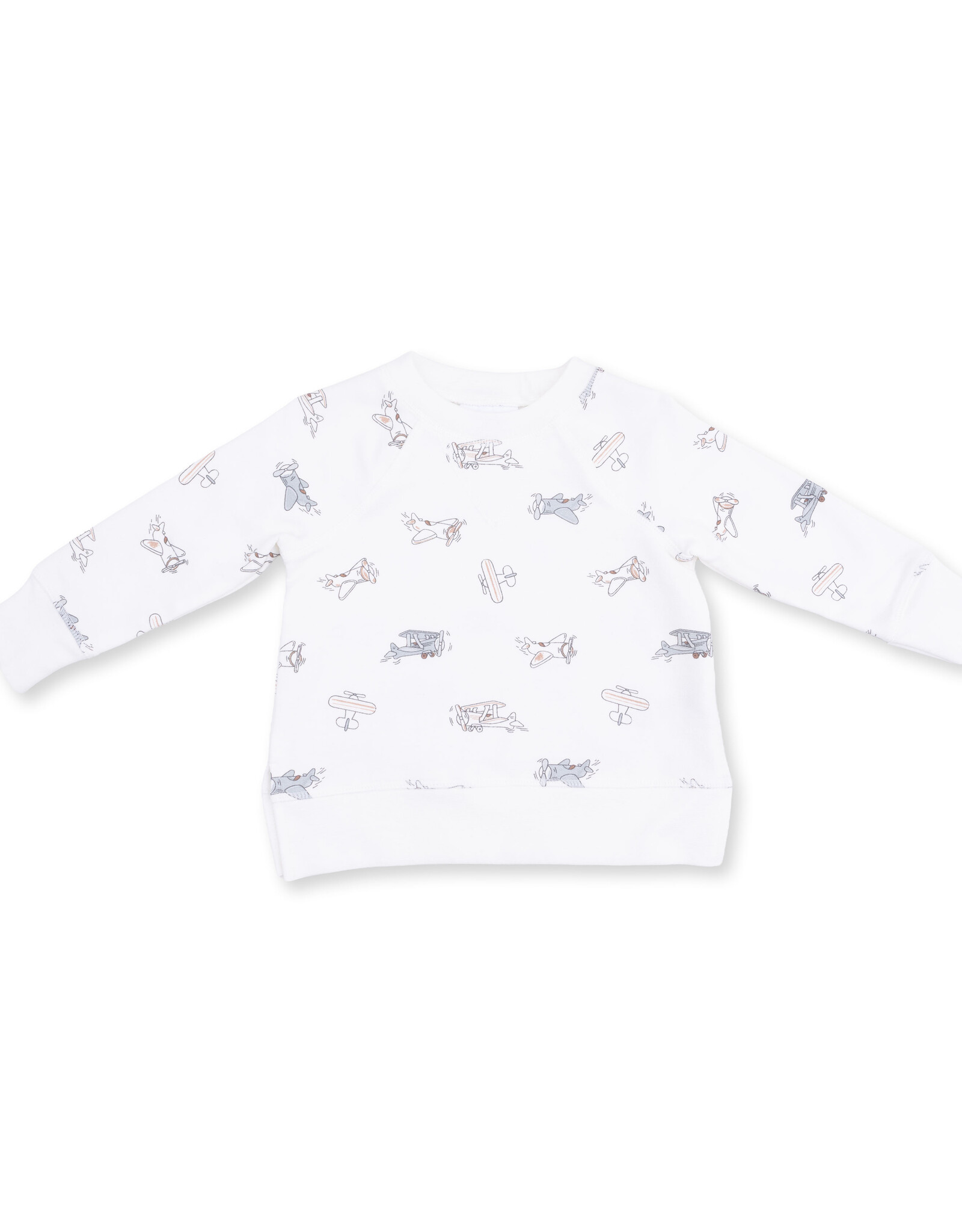Angel Dear ADF26 Ragan Sweatshirt Vintage Airplane Pilots