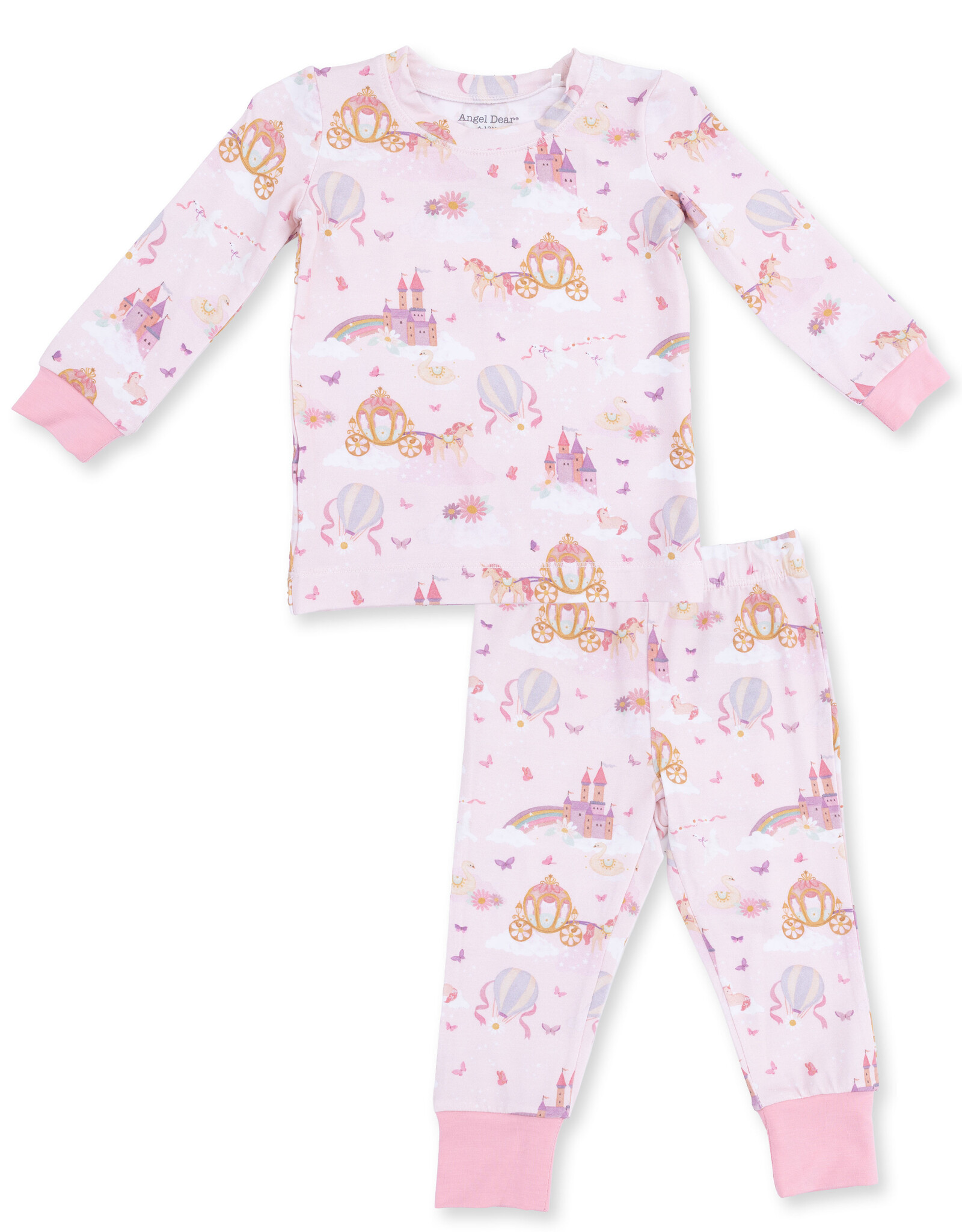 Angel Dear ADF26 LS Loungewear Princess Unicorns and Castle
