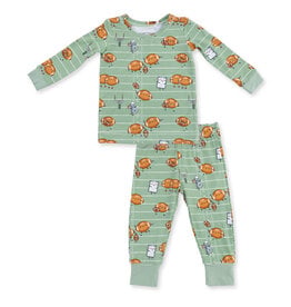Angel Dear Long Sleeve Loungewear Footballs Playing Football