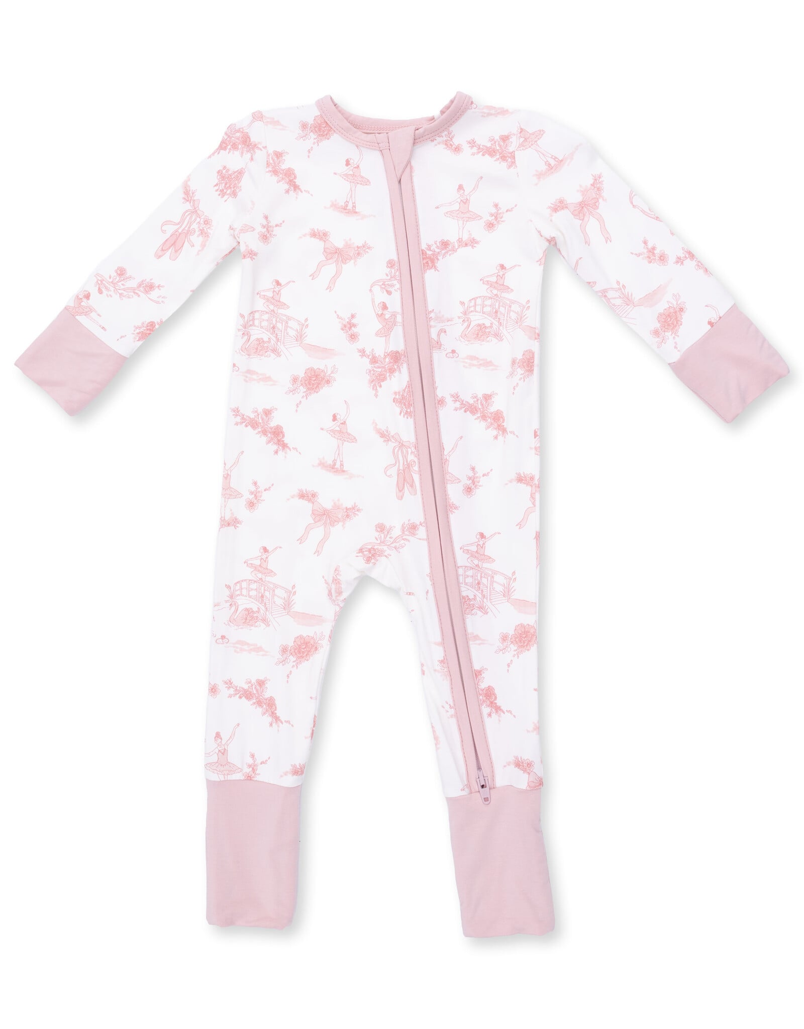 Angel Dear ADF26 2 Way Zipper Romper Ballet Toile