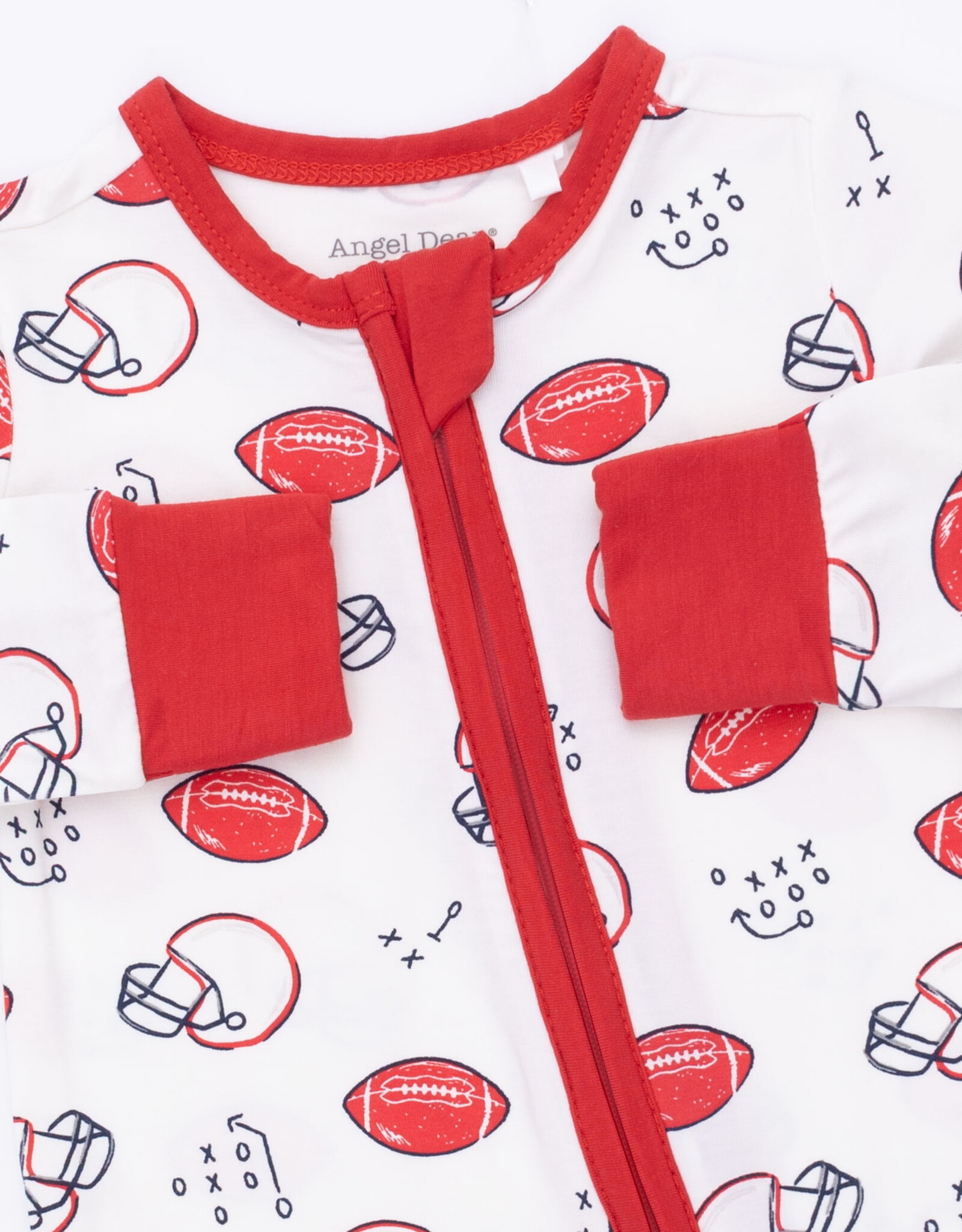 Angel Dear ADF26 2 Way Zipper Romper Touchdown Time
