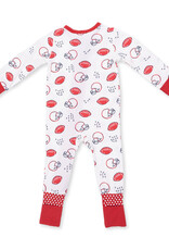 Angel Dear ADF26 2 Way Zipper Romper Touchdown Time
