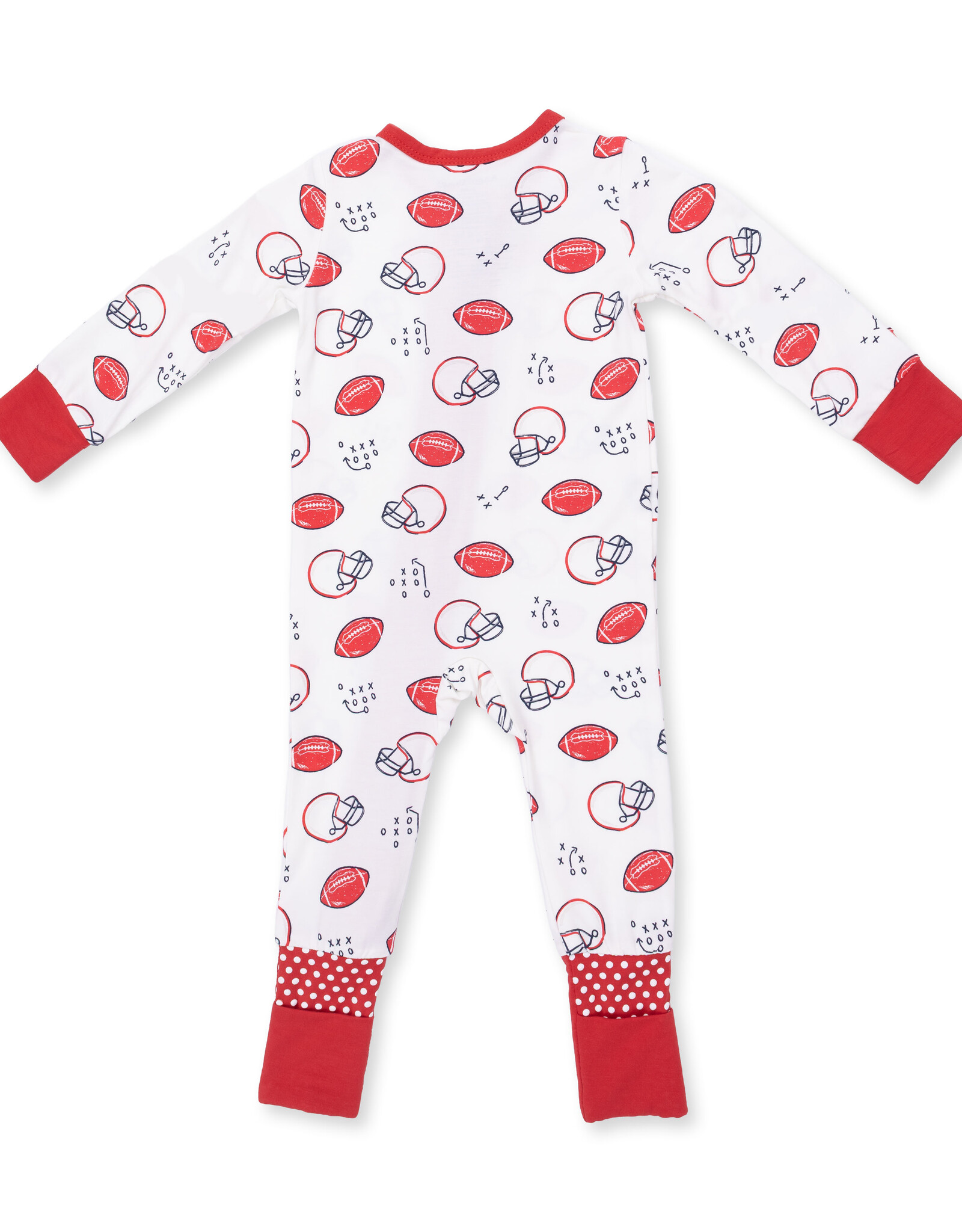 Angel Dear ADF26 2 Way Zipper Romper Touchdown Time