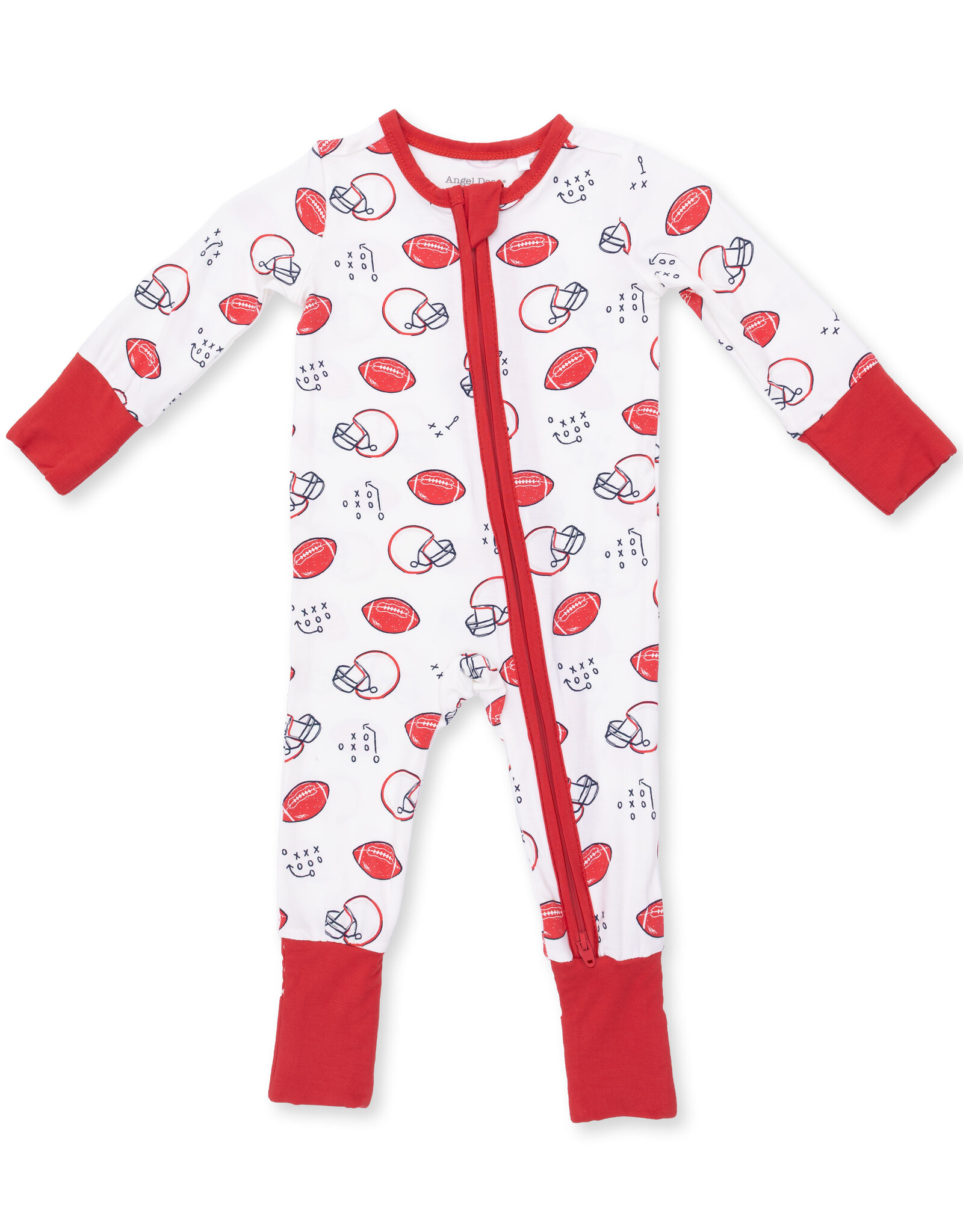Angel Dear ADF26 2 Way Zipper Romper Touchdown Time