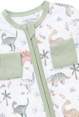 Angel Dear ADF26 2 Way Zipper Romper Sweet Baby Dinos