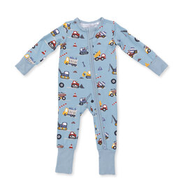 Angel Dear 2 Way Zipper Romper Crayon Construction