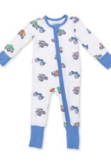 Angel Dear ADF26 2 Way Zipper Romper Monster Trucks