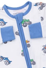 Angel Dear ADF26 2 Way Zipper Romper Monster Trucks