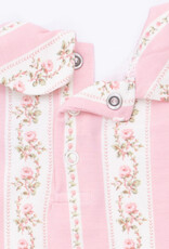 Angel Dear ADF26 Snap Footie Smocked Peter Pan Antoinette Stripe