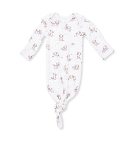Angel Dear Knotted Gown & Hat Explorer Puppy Blue
