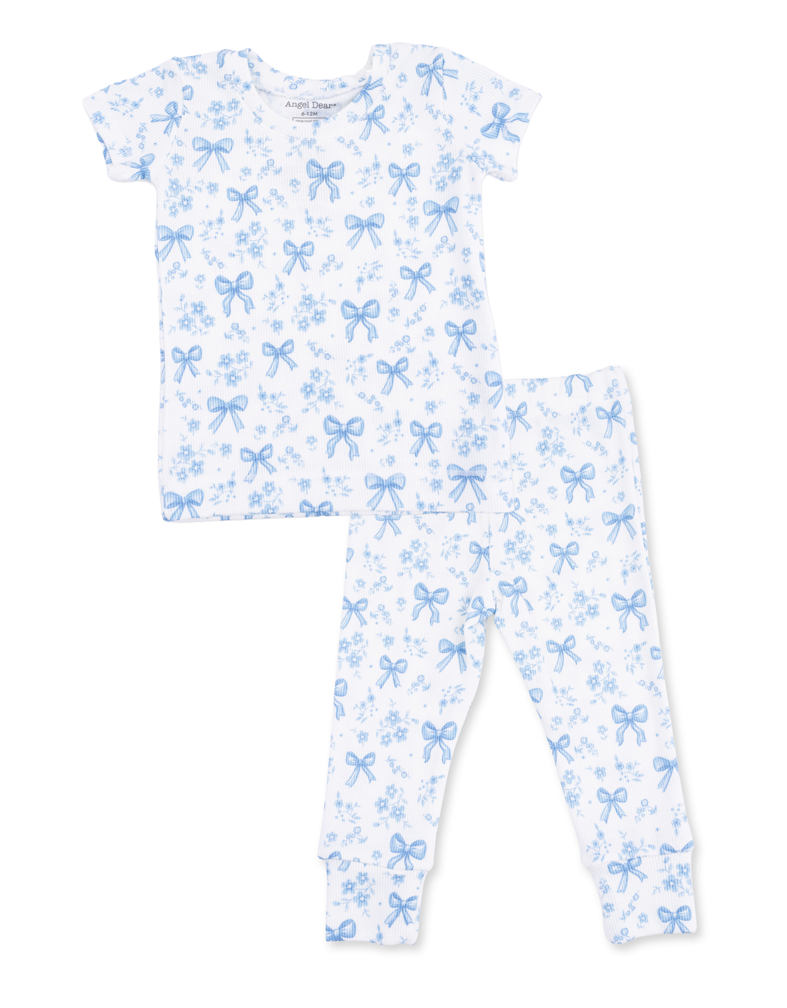 Angel Dear ADF26 Loungewear Blue Bows & Flowers