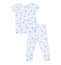 Angel Dear Loungewear Blue Bows & Flowers