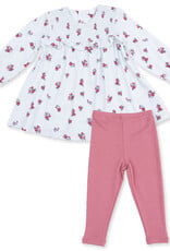 Angel Dear ADF26 Alyssa Floral Smocked Dress/Legging