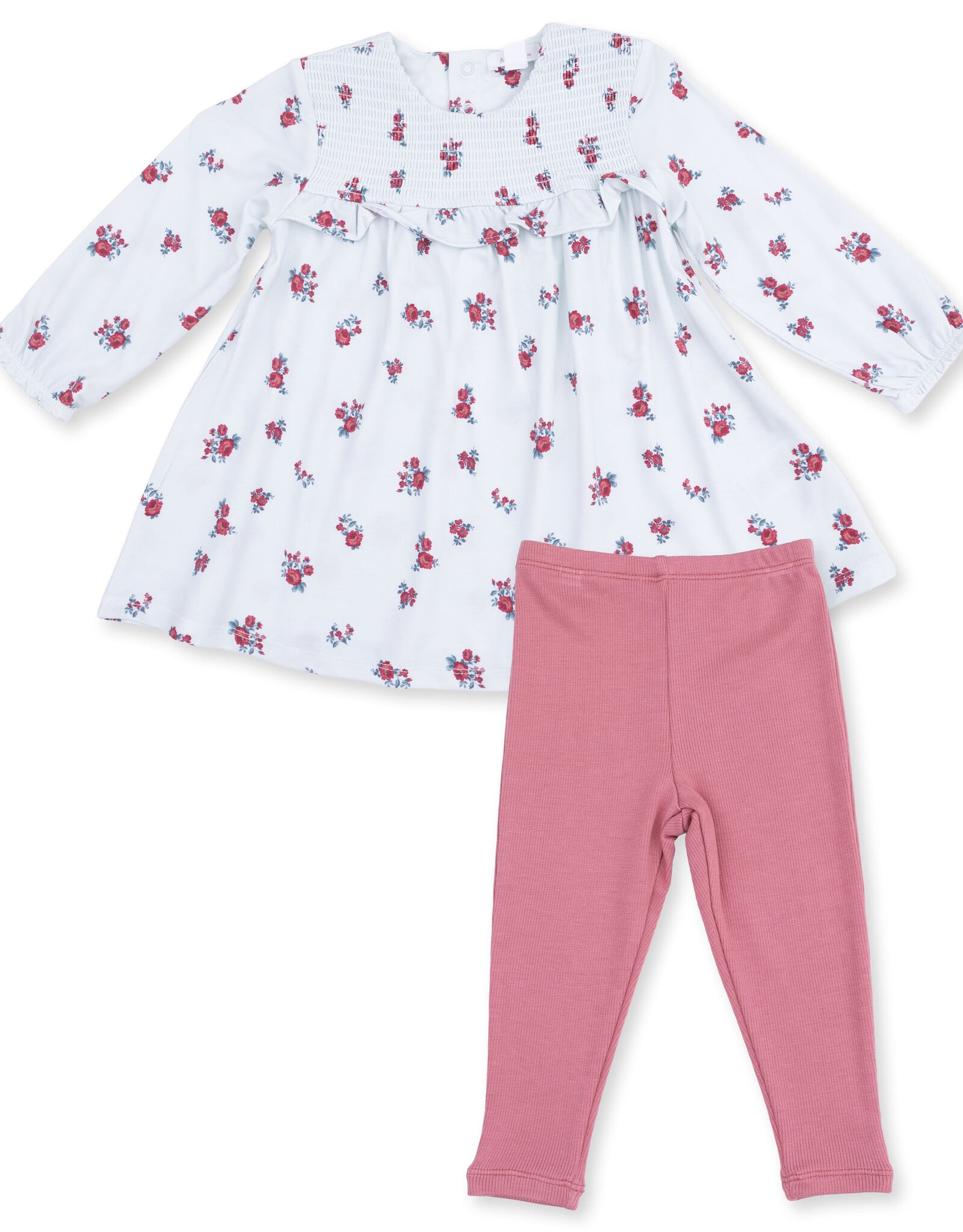 Angel Dear ADF26 Alyssa Floral Smocked Dress/Legging