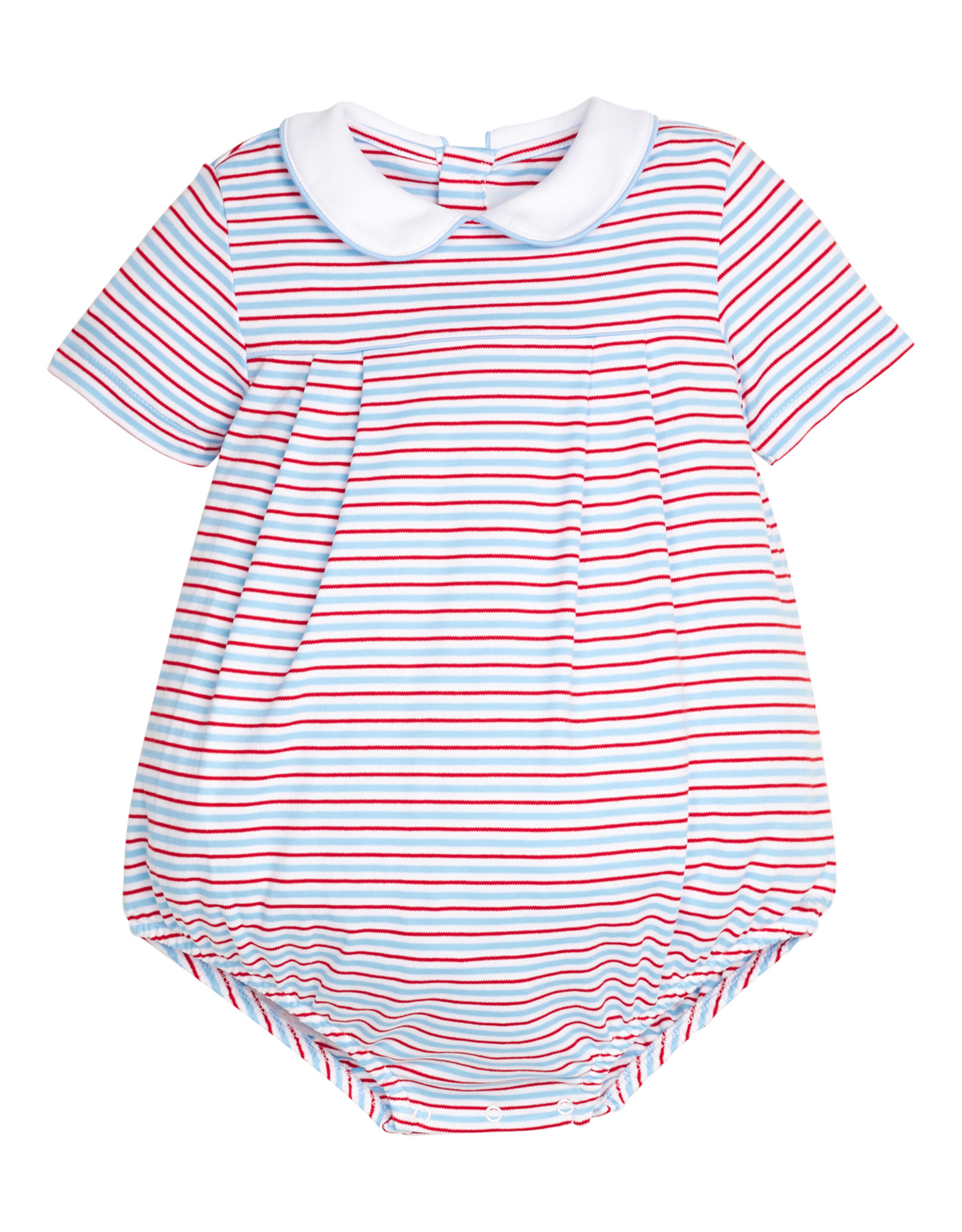 Little English LEF26 Pleated Peter Pan Bubble Primary Stripe