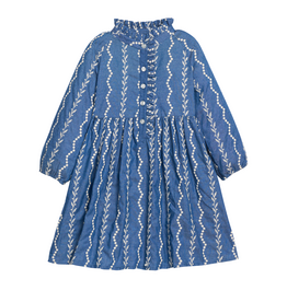Bisby Amelia Dress Chamonix Chambray Embroidery