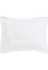 Little English LE Scallop Pillowcase White