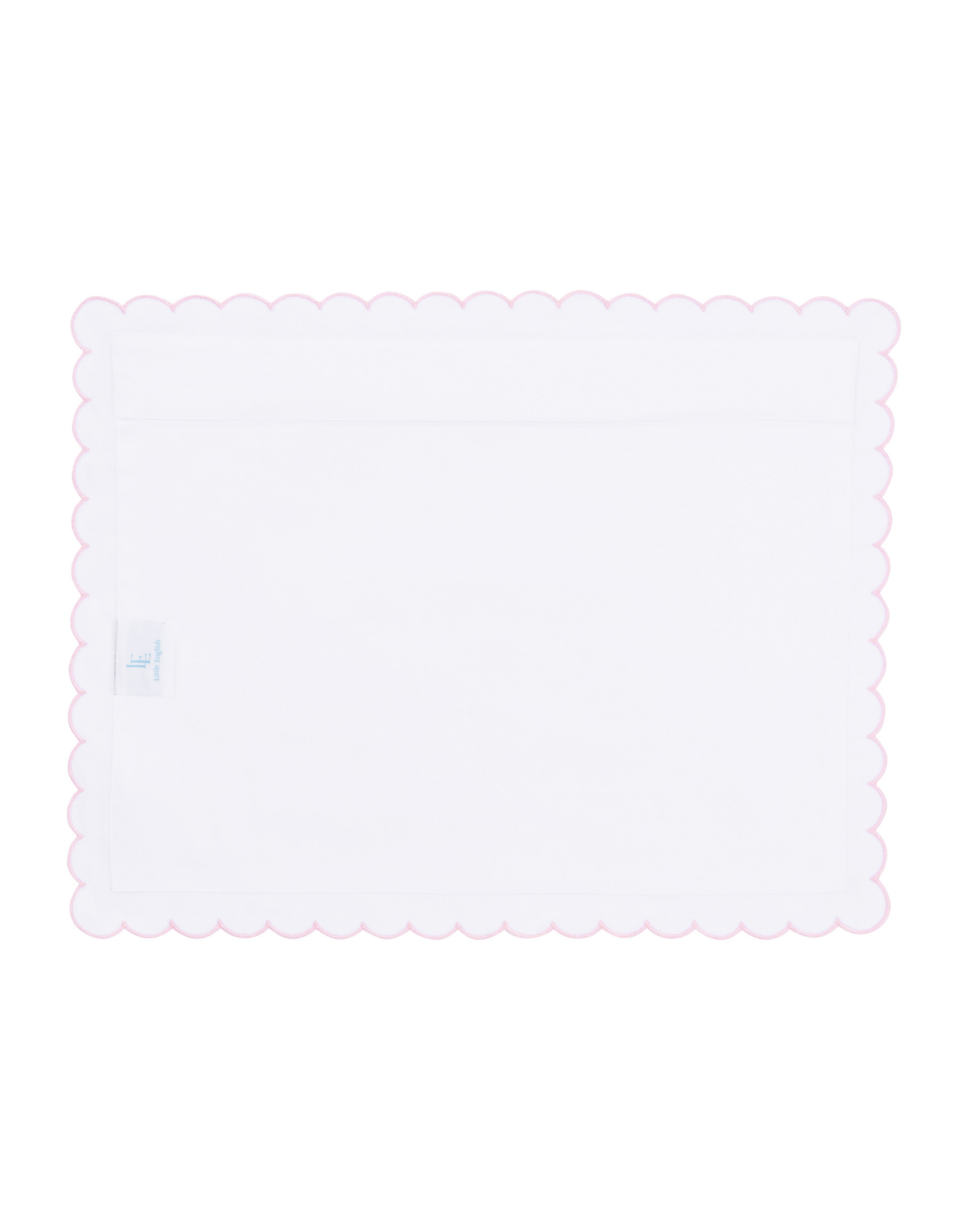Little English LE Scallop Pillowcase Pink