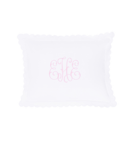 Little English Scallop Pillowcase Pink