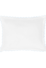 Little English LE Scallop Pillowcase Blue