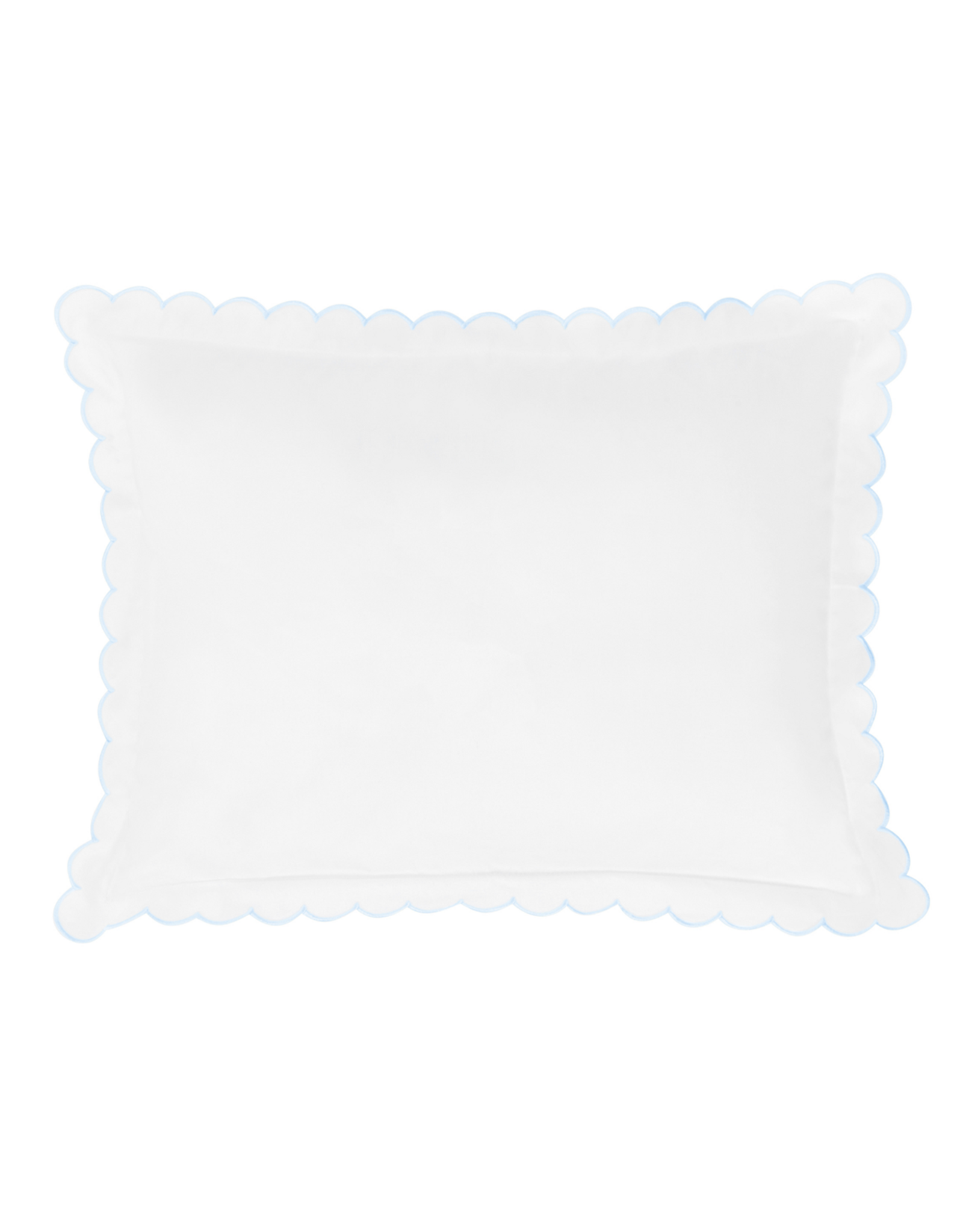Little English LE Scallop Pillowcase Blue